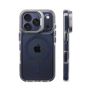 Luxury Clear MagSafe Case with Camera Stand for iPhone