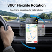 🥇 Premium Magnetic Wireless Car Charger – Carbon Edition
